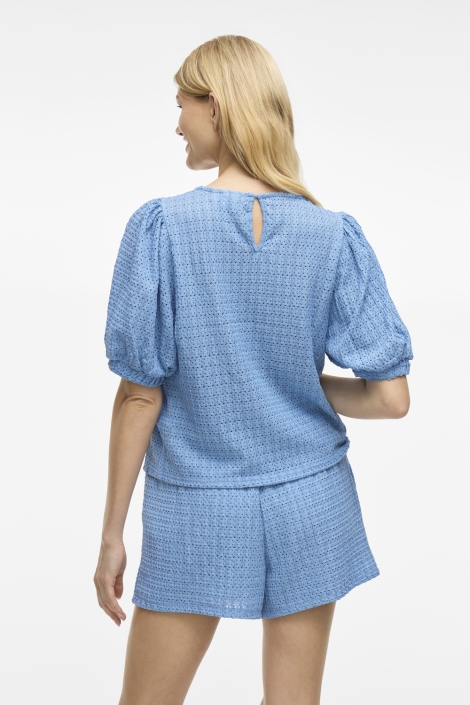 Vila viminera o-neck 2/4 top/tes